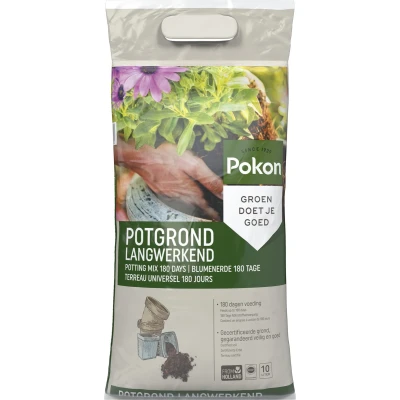 Afbeelding van Potgrond Pokon 10 liter (Meststof, Langwerkend, RHP)