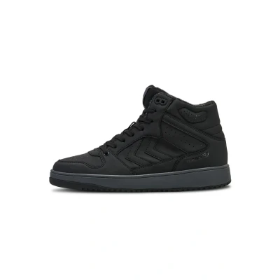 Afbeelding van Hummel ST. Power PLAY MID TEX Sneakers hoog, Maat: 38, Black Leer/ synthetisch
