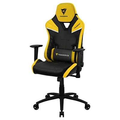 Afbeelding van ThunderX3 TC5BY Ergonomische Gaming Stoel, Verwisselbare Kussens, Air Tech, Geel