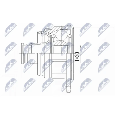 Afbeelding van Aandrijfas NTY NPW VV 127