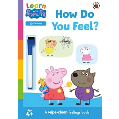 Afbeelding van Learn with Peppa: How Do You Feel?: Wipe Clean Activity Book