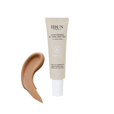 Afbeelding van IDUN Minerals Moisturizing Mineral SKIN TINT SPF 30 Zonnebrandcrème, Maat: 27 ml, Södermalm tan