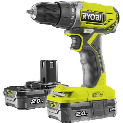 Afbeelding van Ryobi R18DD2 220S ONE+ 18V Li ion accu boor /schroefmachine set 5133003821