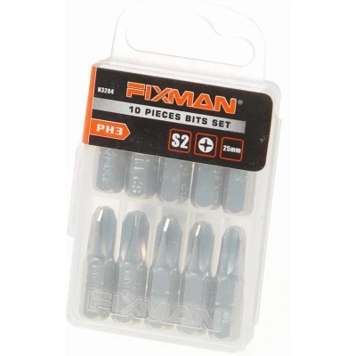Afbeelding van Fixman Bitset 1/4&quot; PH 3 x 25mm blister van 10 bits