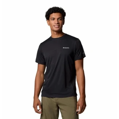 Afbeelding van Columbia Zero Rules™ Light SS Crew Heren Outdoorshirt Black