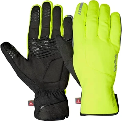 Afbeelding van GripGrab Polaris 2 Waterproof Winter Fietshandschoenen PrimaLoft Geel Hi Vis Unisex Maat L