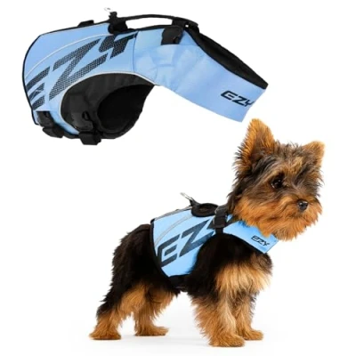 Afbeelding van EzyDog DFD Boost Zwemvest Hond Honden Reddingsvest S Blauw