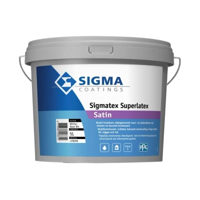 Afbeelding van Sigma Sigmatex Superlatex Satin 1 liter Muurverf &amp; Latex