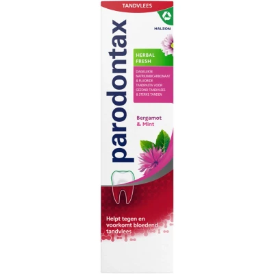 Afbeelding van Parodontax Herbal Fresh tandpasta dagelijkse tegen bloedend tandvlees 75ML