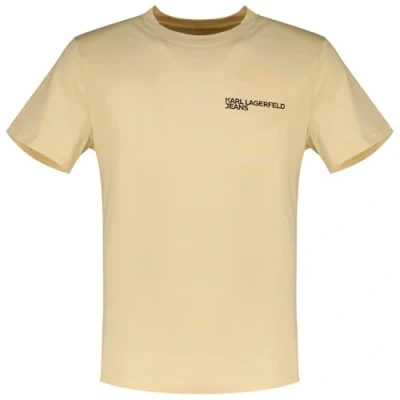 Afbeelding van Karl Lagerfeld Jeans TEE Tshirt basic, Heren, Maat: Medium, Wood ash