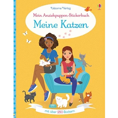 Afbeelding van Mein Anziehpuppen Stickerbuch: Meine Katzen