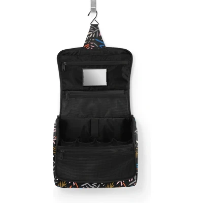 Afbeelding van Reisenthel Toiletbag XL Toilettas Ophangen 4L Autumn 1 Zwart Multi Kleur