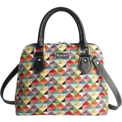 Afbeelding van Signare Handtas Driehoekstas Gobelin Multi colored triangle 25258