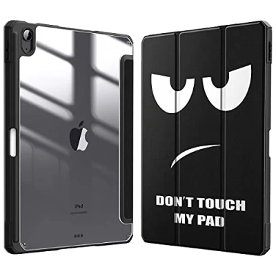 Afbeelding van Fintie Hoes iPad Air 11 inch 2024 M2 / 6e 2024, 5e/4e 10.9&quot; met Pen houder, draadloze oplaadfunctie Transparant Harde Beschermhoes Zachte TPU Rand Bumper Niet aanraken