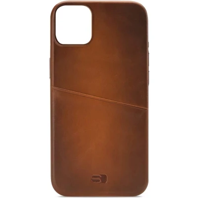 Afbeelding van Senza Desire Leather Cover with Card Slot Apple iPhone 14 Plus Burned Cognac