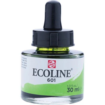Afbeelding van Talens Ecoline Waterverf Flacon Van 30 Ml, Lichtoranje