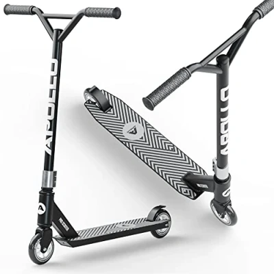 Afbeelding van Apollo Stunt Scooter Genius Pro 4.0 Hoogwaardige Stuntstep Funstep ABEC 9 Kogellagers 100 mm Wielen met Aluminium Kern Funscooter Step