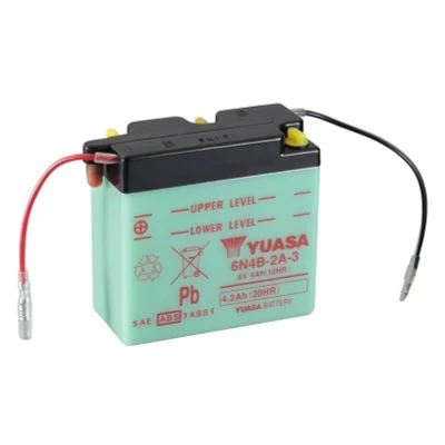 Afbeelding van YUASA conventionele Batterij zonder zuur pack 6N4B 2A 3 acid