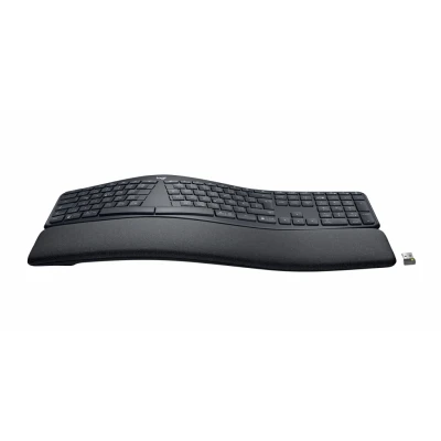 Afbeelding van Logitech Ergo K860 for Business keyboard RF Wireless + Bluetooth German Graphite