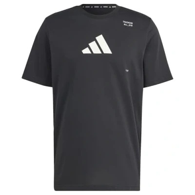 Afbeelding van adidas Performance ALL GYM Category Graphic Tshirt print, Heren, Maat: Small, Black