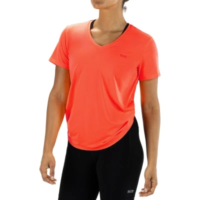 Afbeelding van SJENG SPORTS ines tee Tennis t shirt korte mouw dames Oranje