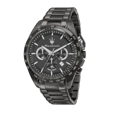 Afbeelding van Maserati Traguardo Limited Edition herenhorloge, chronograaf, kwarts R8873612045, Donkergrijs, Modern