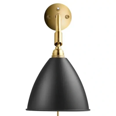 Afbeelding van GUBI Bestlite BL7 wandlamp messing/zwart