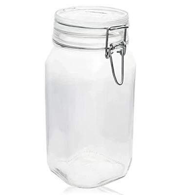 Afbeelding van Bormioli Rocco inmaakglas 1,5 l Met beugelsluiting.