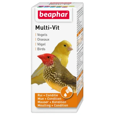 Afbeelding van Beaphar Multi Vitamine Vogels Vogelapotheek 6 x 20 ml