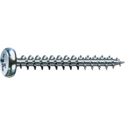 Afbeelding van SPAX Universele schroef, 3,0 x 15 mm, 1000 stuks, kruiskop Z1, halfronde kop, volledige schroefdraad, 4CUT, WIROX A3J, 0231010300155