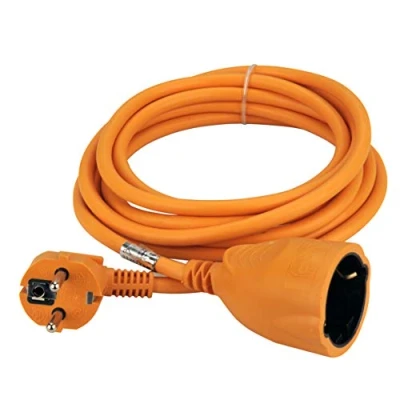 Afbeelding van UNITEC Schuko verlenging H05VV F3G1,5 mm² 3 m oranje