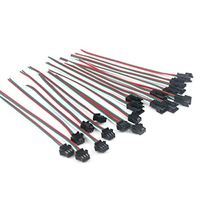 Afbeelding van Taikuwu 10 Paar 3 pin JST SM Mannelijke Vrouwelijke plug LED Connector Kabel Voor WS2812B WS2812 WS2811 Strip Lamp met 15 cm Lange Draad