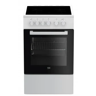 Afbeelding van BEKO Vrijstaand elektrisch fornuis FSS57000GW met kleinvlakgrill