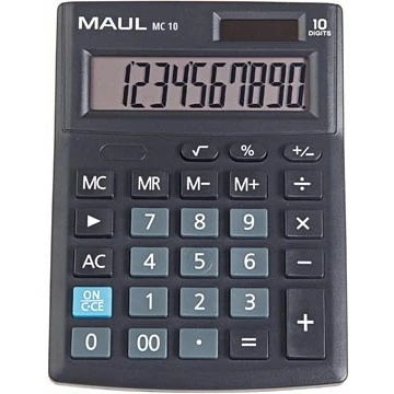 Afbeelding van MAUL bureaurekenmachine MC 10, zwart