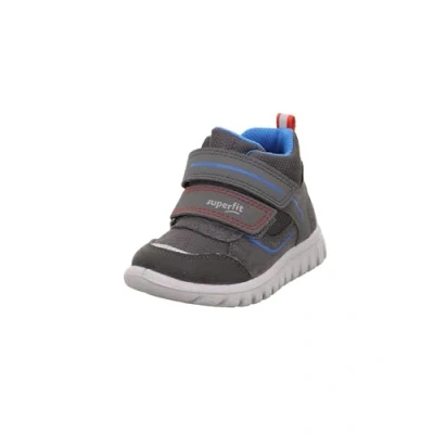 Afbeelding van Superfit Sport7 Mini Sneakers voor jongens, Grijs Blauw 2000, 31 EU Schmal
