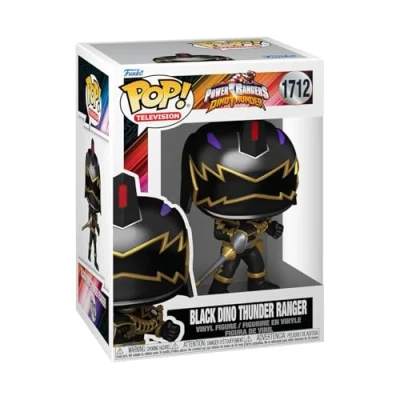 Afbeelding van Funko Pop! TV: Power Rangers Dino Thunder Black Ranger figuur van vinyl om te verzamelen cadeau idee officiële merchandising speelgoed voor kinderen en volwassenen tv fans