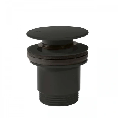 Afbeelding van Afvoerplug Tres Complementos Clickwaste Mat Zwart