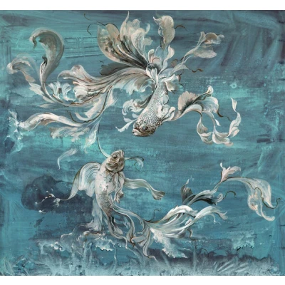 Afbeelding van Komar Vliesbehang Flux 300x280 cm (breedte x hoogte)
