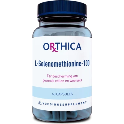 Afbeelding van Gratis Verzending: 2x Orthica L Selenomethionine 100 60 capsules