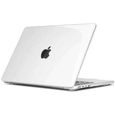 Afbeelding van TECOOL Hoes Compatibel met MacBook Pro 14 Inch 2021 2023 M3 M2 M1 Pro/Max Chip, Model A2992 A2918 A2779 A2442, Plastic Slanke Beschermende Harde Case, Glanzend Oppervlak, Kristalhelder