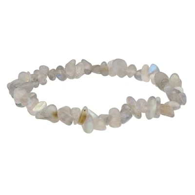 Afbeelding van Lebensquelle Plus labradoriet splinterarmband, hoogwaardige edelsteenarmband, 19 centimeters,