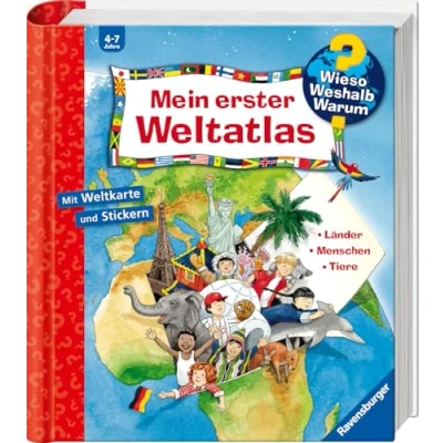 Afbeelding van Wieso? Weshalb? Warum? Mein erster Weltatlas: Länder. Menschen. Tiere