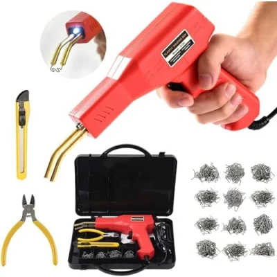 Afbeelding van 150 W kunststof lasmachine, autobumper, reparatieset, autoschokdemperreparatiemachine, 800 stuks, hete nietmachine, reparatieset voor autobumper/onderdelen
