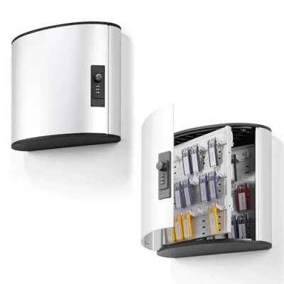 Afbeelding van Durable Sleutelkast KEY BOX CODE 54 met cijferslot, metaal zilver