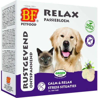 Afbeelding van Bf Gistsnoepjes Relax Hond/Kat Hondensnacks Naturel 100 stuks