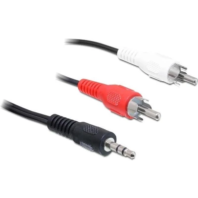 Afbeelding van Delock Audio kabel 3.5 mm jack plug &gt; 2 x RCA 3 m