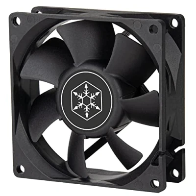 Afbeelding van Silverstone FN80 Computer behuizing Ventilator 8 cm Zwart 1 stuk(s)