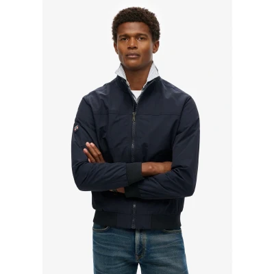 Afbeelding van Superdry Mannen Harrington Jack van Nylon Blauw Grootte: S