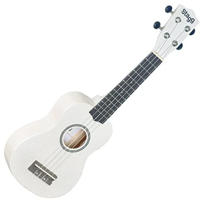 Afbeelding van Stagg Sopraan Ukelele US White