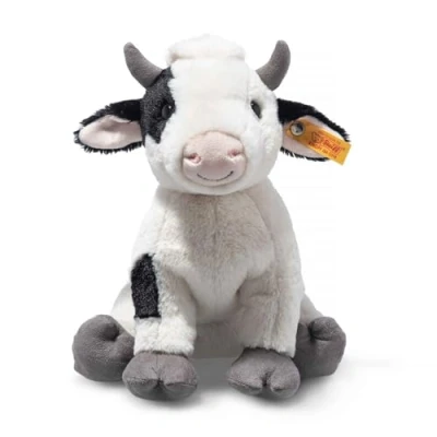 Afbeelding van Steiff 067853 Soft Cuddly Friends Cobb koe, Cloud Dancer, 24 cm